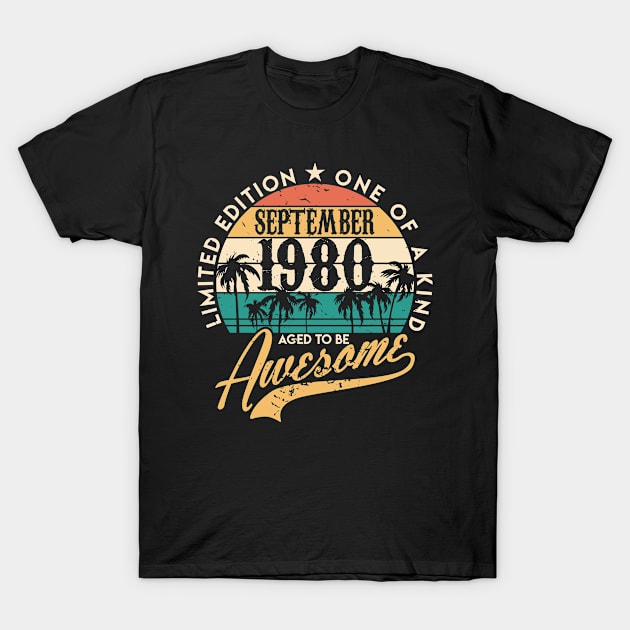 40th birthday gifts 1980 gift 40 years old T-Shirt by Cheesybee